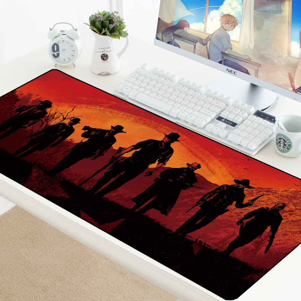 

Mouse Pad Large Gaming Lockedge Mouse Mat For Laptop Computer Keyboard Mousepad For Dota Warcraft Rainbow Six Siege PC Desk Pad