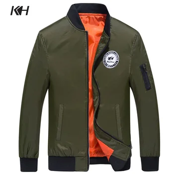 

Men's Jacket Spring Autumn Fashion Casual Handsome Bomber Jacket Coat Mens Slim Baseball Uniform Outerwear Male