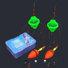 2 комплекта, поплавок для ловли карпа, морской монстр, клетка, крючок, большая шахта, клетка, Орлиный коготь, крючок, взрывные крючки, рыболовные снасти, наборы