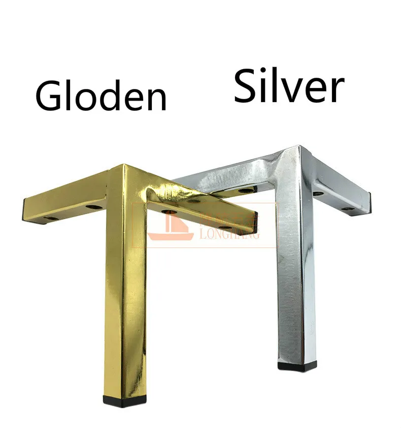 cheap Metal Furniture Legs 15cm Triangle Straight Cabinet Wood Table Legs Sofa Feet Bed Riser Furniture Accessories 1 2 4 6 8pcs