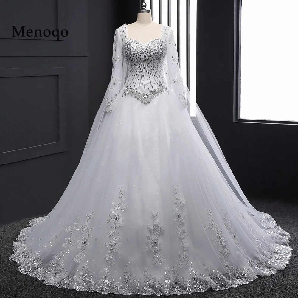 Real Sample 2018 New Bandage Tube Top Crystal Luxury Wedding Dress 2018