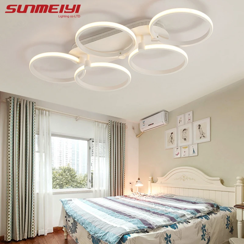 

2018 Modern Round LED Ceiling Lights For Living Room Bedroom luminaria led restaurant Indoor Ceiling Lighting decor