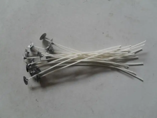 

100 Pcs 9cm candle wicks candle making non-toxic durable low smoke cotton core DIY candle materials