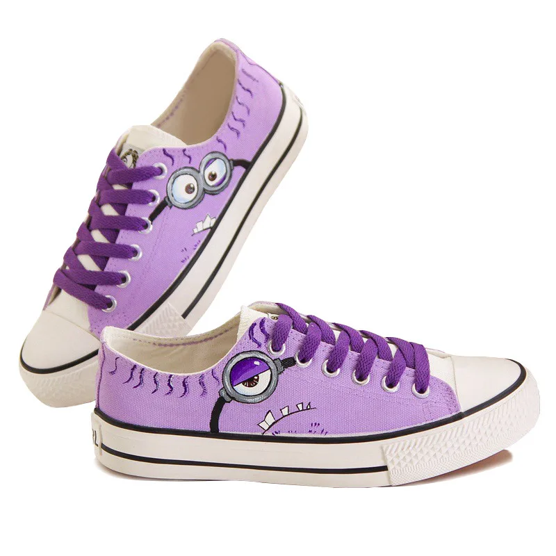 2019 Women's Women Platform Shoes Woman Canvas Shoe Comic Doodle Shoe Personality Sneakers Feminino Casual Zapatos De Mujer