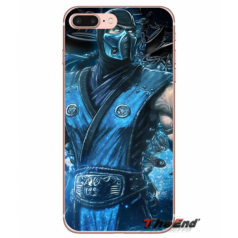 Чехол для iPhone X 4 4S 5 5S 5C SE 6 6S 7 8 Plus Samsung Galaxy J1 J3 J5 J7 A3 A5 2016 2017 Mortal Kombat Sub zero Ninja Games|case me|case