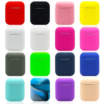 

Bluetooth Earphone Silicone Cover Protective Skin for Apple Airpod Charging Case Storage Box 500pcs/lot