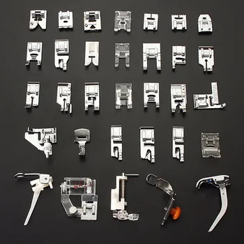 

32pcs Sewing Machine Domestic Presser Foot Kit Sew Accessories with box For Universal Most Sewing Machine Material Drop Shipping