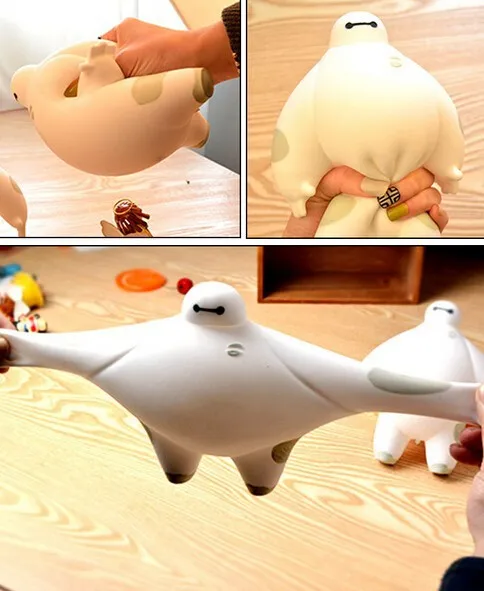 2017 Newest Creative Big hero 6 Action Figure font b Toy b font Soft Baymax Robot