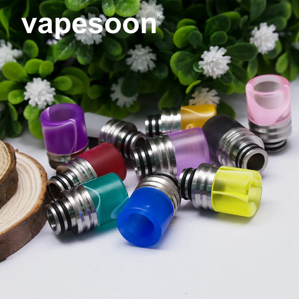 VapeSoon 510 SS акрил Материал потека для MLEO 3 мини IJUST S TFV4 Atomzier 10 Цвета