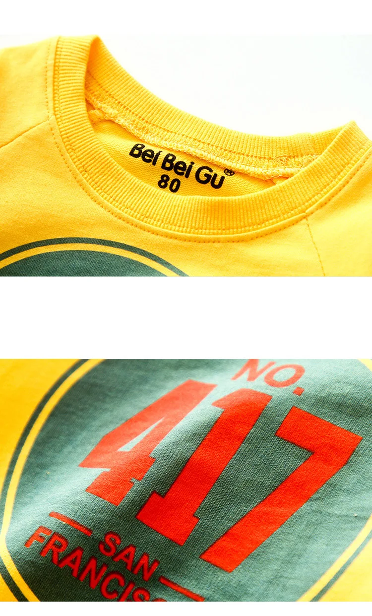 Boy Girl Funny T-shirt Brand New Spring Kids Letter Print Long-sleeved Girl Cotton T shirt Children Cartoon Camisetas Girls Tops