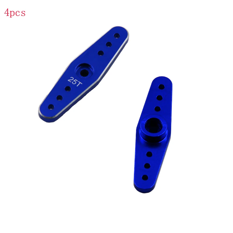 

4PCS Metal 25T Servo Rocker Arm Swing Arm Single-way Two-way Rocking Arm for Steering Gear RC Drone Aircraft Spare Parts