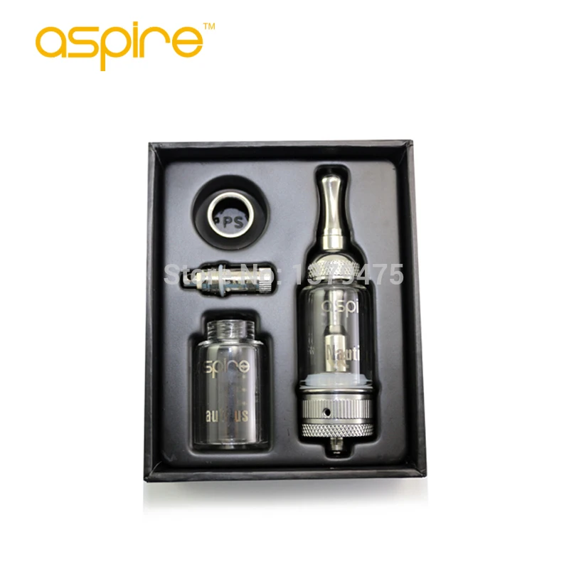 100% originele 5 ml originele aspire nautilus bvc tank kit aspire nautilus verstuiver clearomizer pyrex glas tank vervanging coil