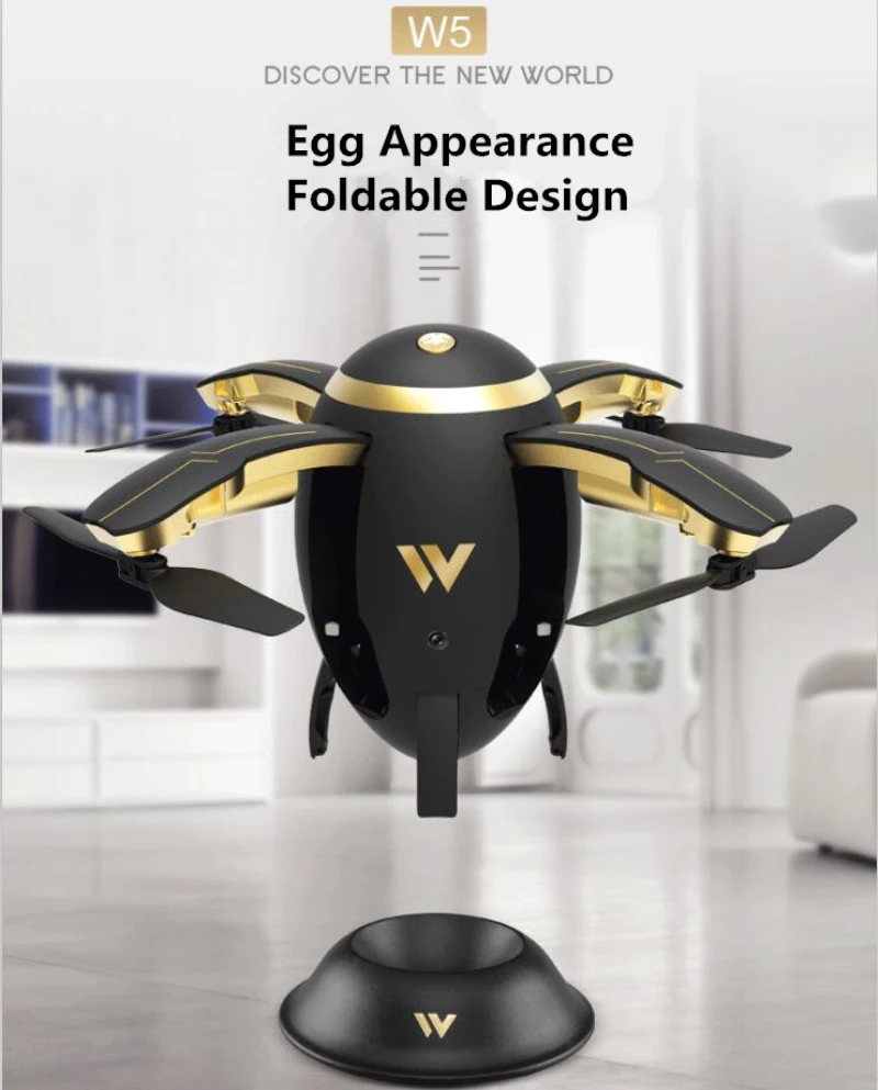 Новый складной радиоуправляемый дрон с камерой Egg selfile 2 4G HD забавной в форме регби