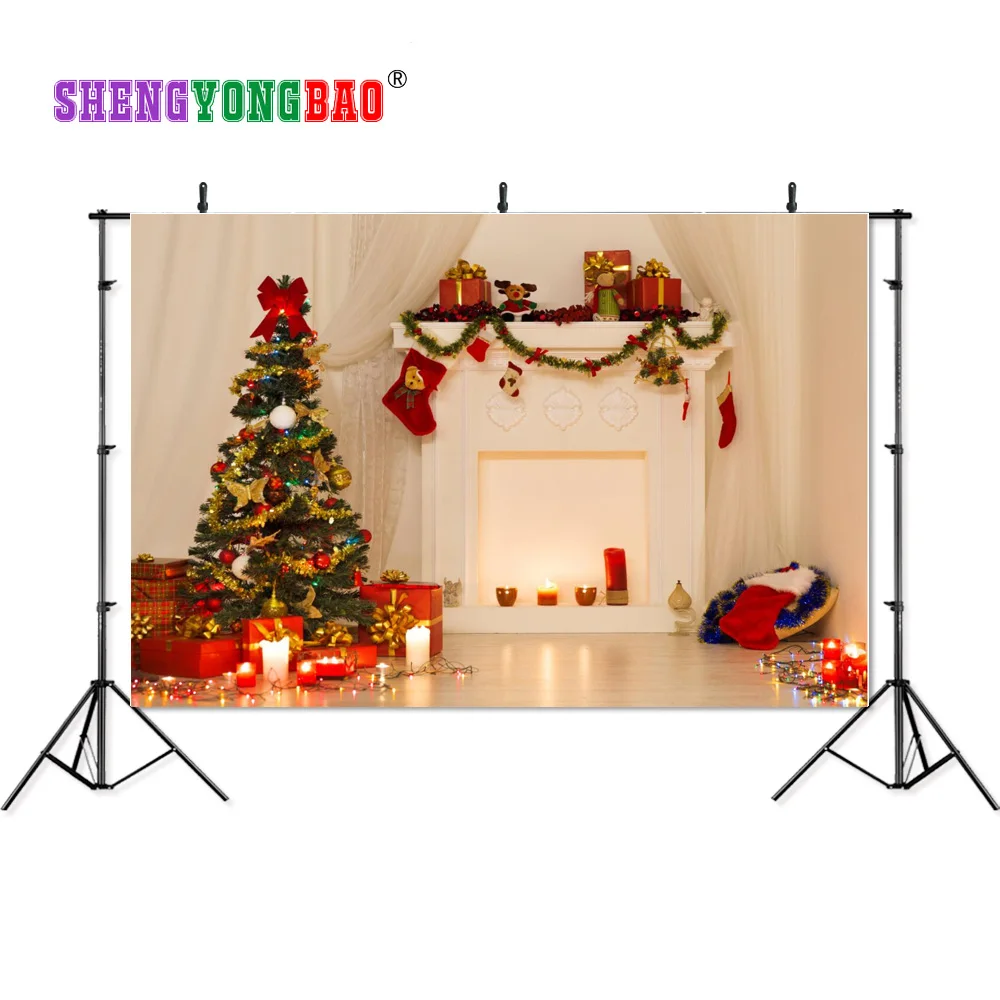 

SHENGYONGBAO Vinyl Custom Christmas theme Photography Backdrops Prop Photo Studio Background YHSHD-12
