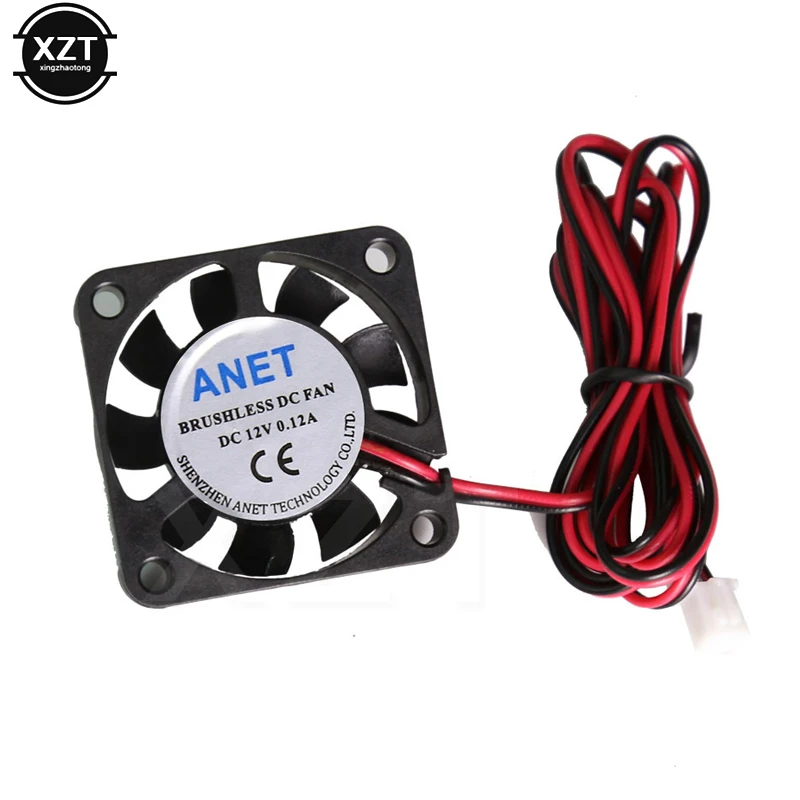 

1pcs Anet A8 A6 4010 FAN 12V Circuit Board Heat Cooler Ventilator Small Fan For 3D Printer hot sale high quality new