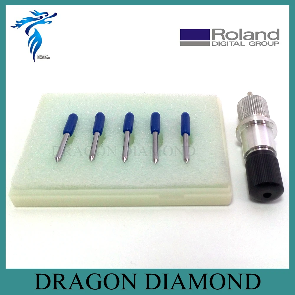 5 Pcs 60 Degree Roland Cutting Plotter Blade and 1 pc Roland Vinyl Cutter Blade Holder цена 5 Pcs 60 Degree Roland Cutting Plotter Blade and 1 pc Roland Vinyl Cutter Blade Holder цены онлайн