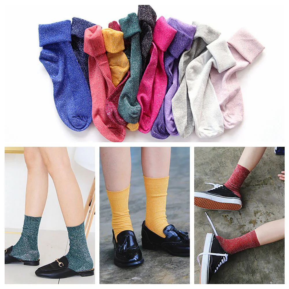 Buy Winter Fashion Cotton Solid Shiny Women Simple