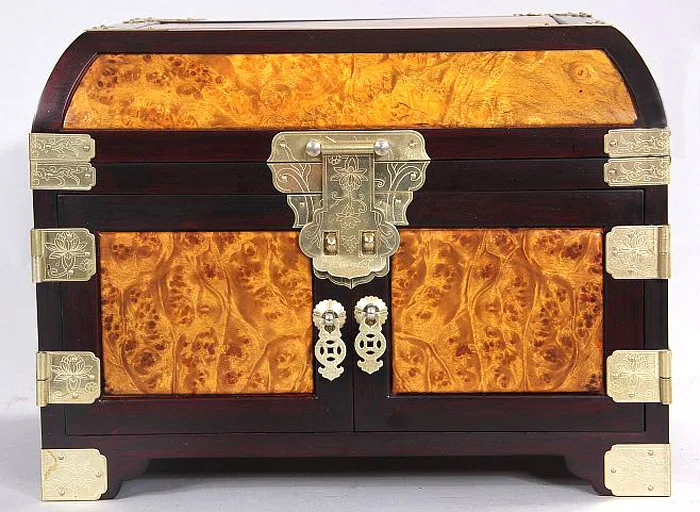 Бирманский Золотой камфоровый Органайзер косметический Чехол Коробка для хранения ювелирных изделий с эбеновой рамкой достойный коллекционный подарок