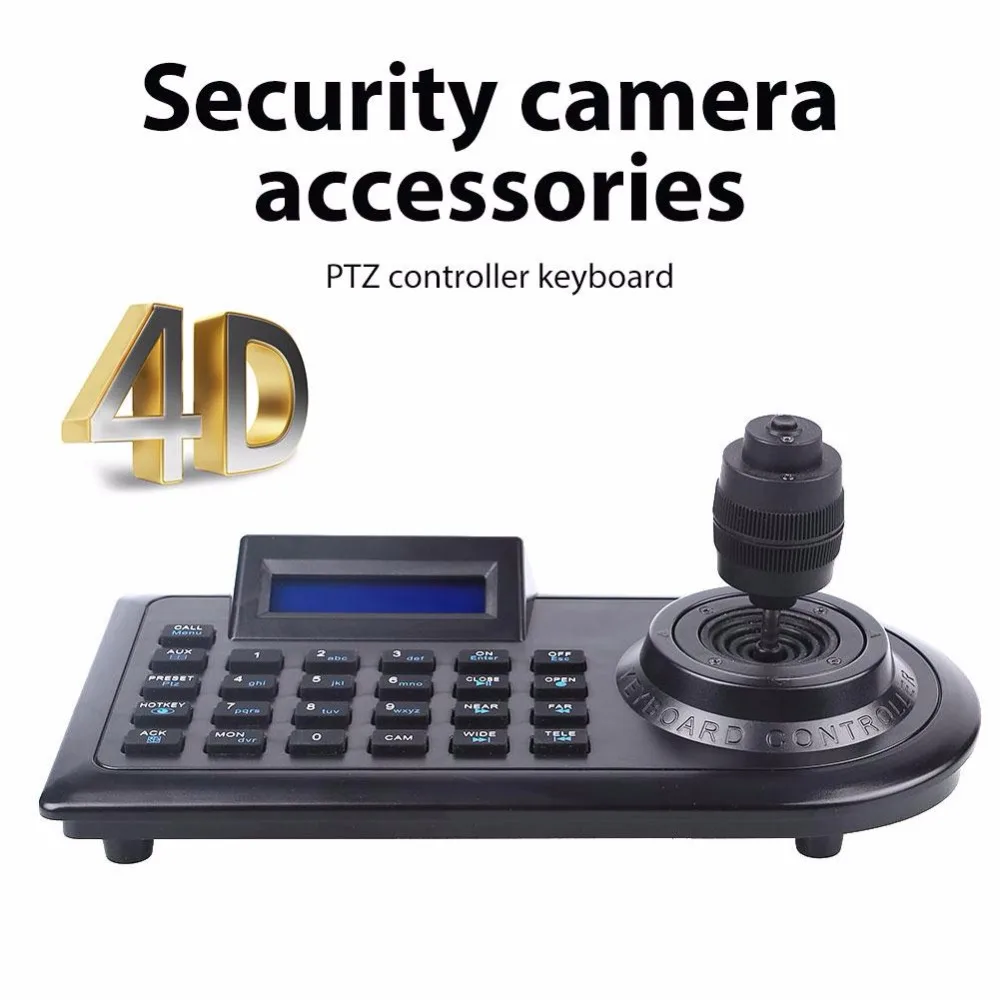 

giantree 4D LCD screen Camera Keyboard Controller 4 Axis PTZ Surveillance Camera RJ45 DVR four-dimensional variable speed
