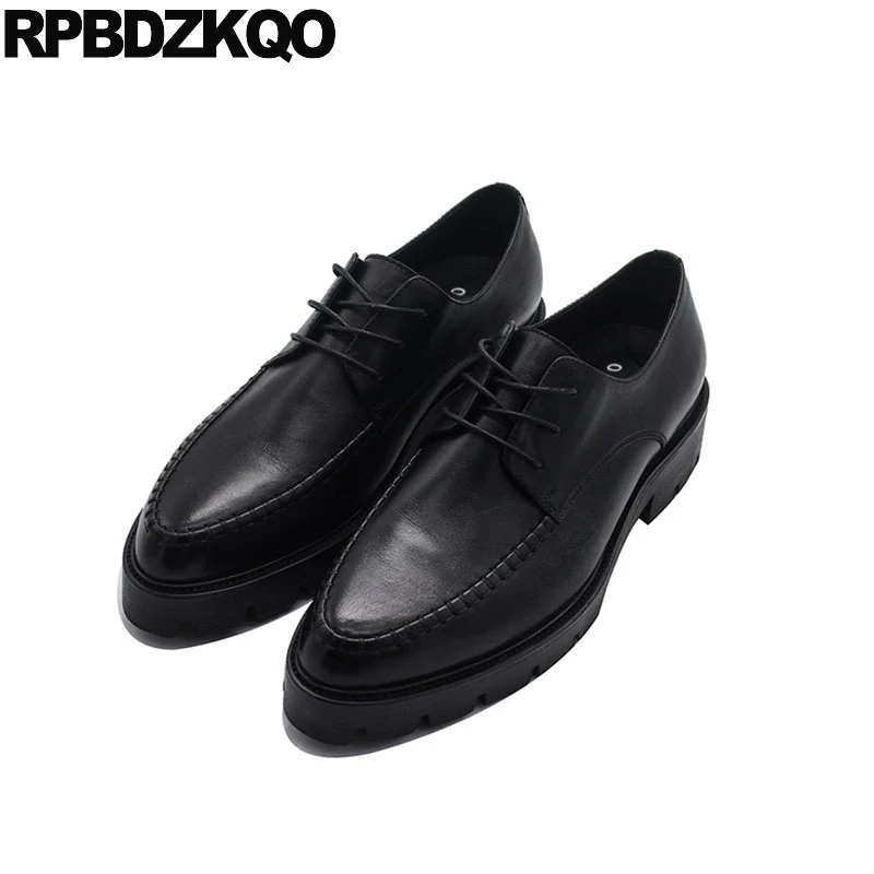 Cuero Enredaderas Los A Oxfords Negro Italia Genuino Hombres marrón Vestido Negro Hechos Mano Italiano Fiesta Boda Casual Zapatos Punta Primavera De 8xgw6