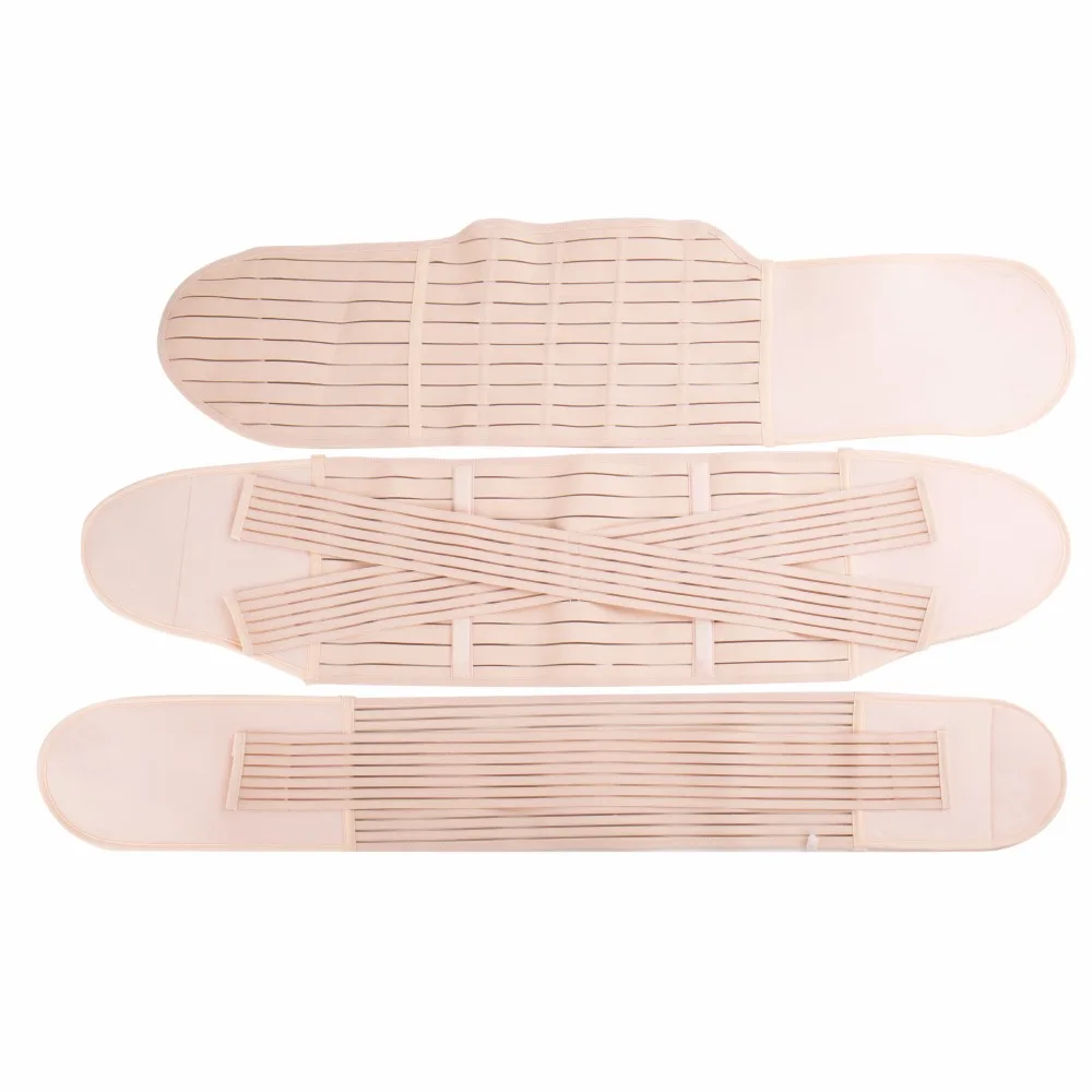 3 in 1 Postpartum Belly Recovery belt Support Belly Belt Wrap Waist Pelvis Body Shaper Postnatal Shapewear Elastic Strip Shaper
