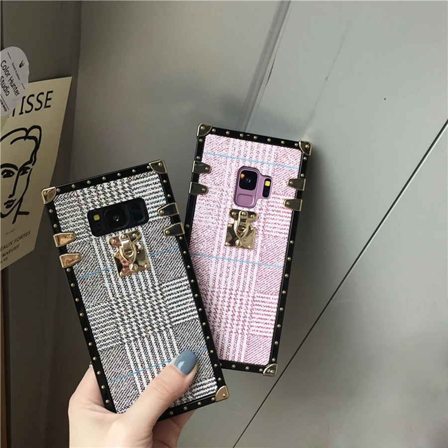 

grid shockproof silicone case For samsung galaxy A70 50 30 20 10 M30 20 10 J4 J6 plus s10 s8 s9 plus s10e s10 lite note 8 9 case