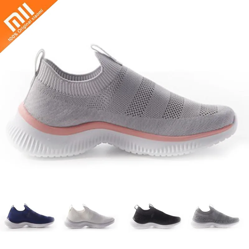 Xiaomi Youpin ULEEMARK легкая прогулочная спортивная обувь, летающие тканые кроссовки, верхние цельные носки, дышащая пара обуви