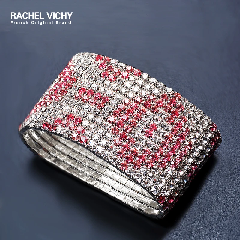 Женский широкий браслет RACHEL VICHY ювелирное изделие Свадебный RV-BS-SH8155 2019 | Украшения
