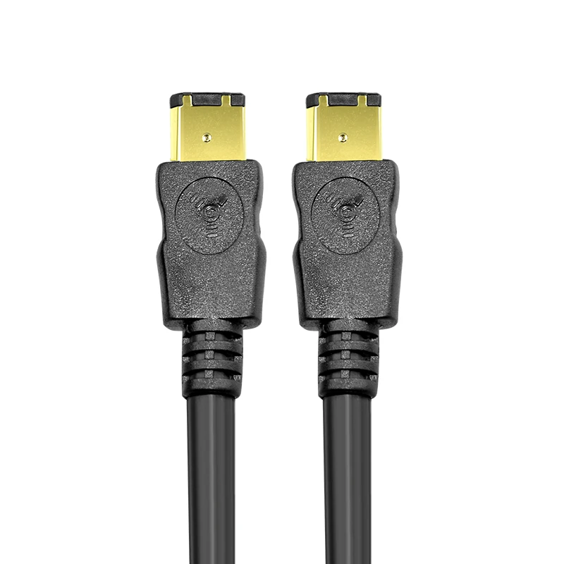  IEEE1394A Data Cable IEEE 1394 6P to 6P 6P-6P 6 Pin to 6Pin Industrial Camera Cable Firewire 400 Mb