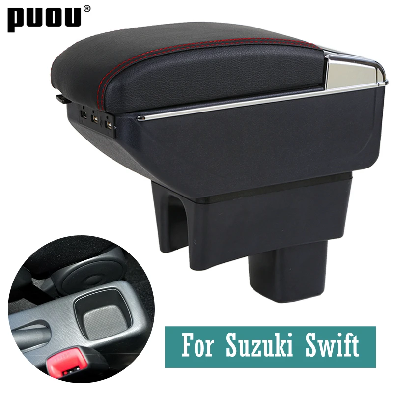 

New Storage Box For Suzuki Swift 2005-2018 Armrest Center Centre Console box