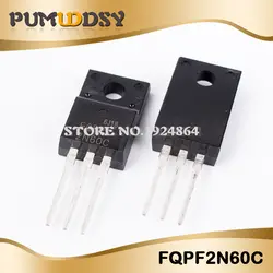10 шт FQPF2N60C 2N60C 2N60 600 V 2A МОП-канальный транзистор TO-220F IC