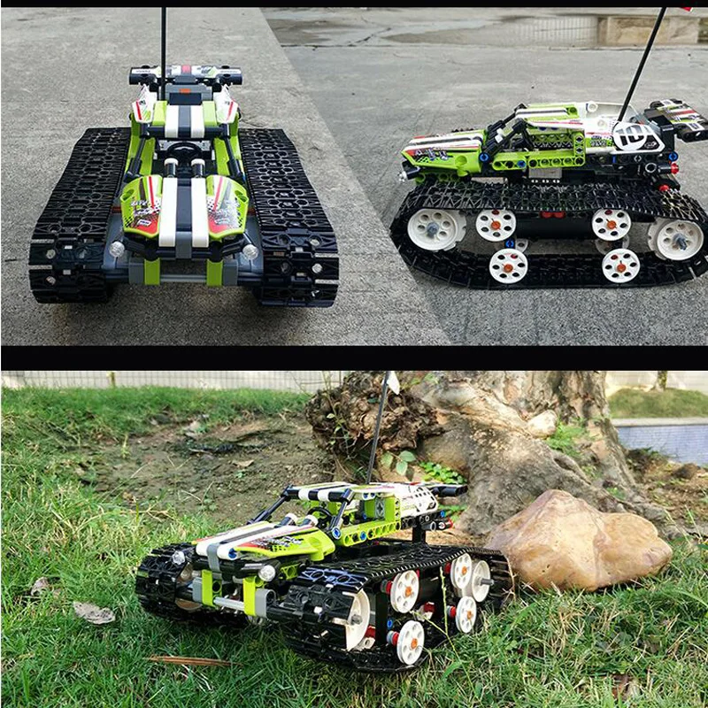 Technic Series The RC Cars Remote-control Race Car Set Building Blocks Bricks Educational Toys Compatible with educational toys 