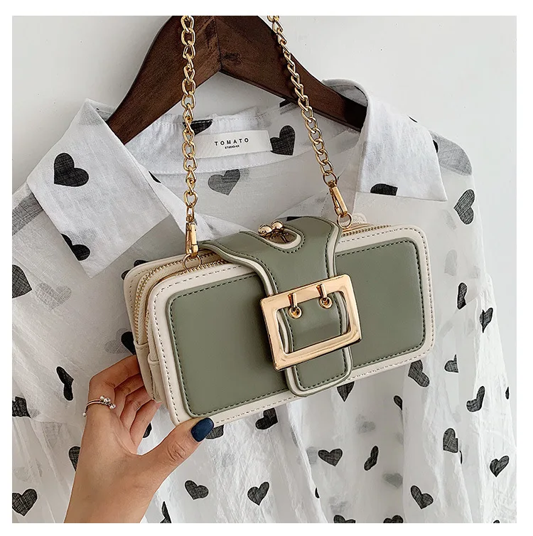 Small bag female new Korean version of the wild chain Messenger bag wild fashion shoulder bag female tide casual bags C220