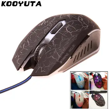 

Colorful Optical LED Wired Gaming Mouse Professional Adjustable 1000-4800 DPI USB Cable 6 Button For Computer Laptop PC Mice