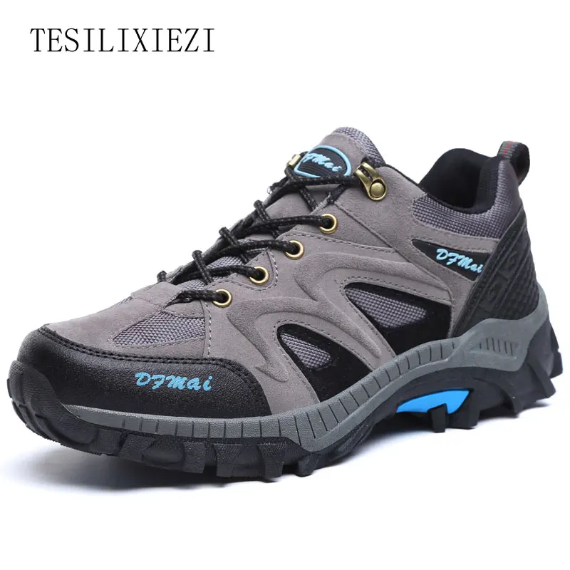

Men Hiking Shoes Windproof Trekking Suede Leather Shoes Mountain Climbing Fishing Shoes New Popular Breathable Outdoor Shoes