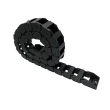 JFLO Towline 18x25mm 1Meter 100cm 40\" Plastic Cable Drag Chain Wire Carrier With Connect CNC Router Machine