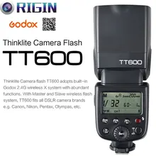 Godox TT600/TT600S GN60 HSS 1/8000 s Камера Вспышка Speedlite 2.4 г Беспроводной x Системы 0.1 ~ 2.6 s время перезарядки для Canon/Nikon/Sony