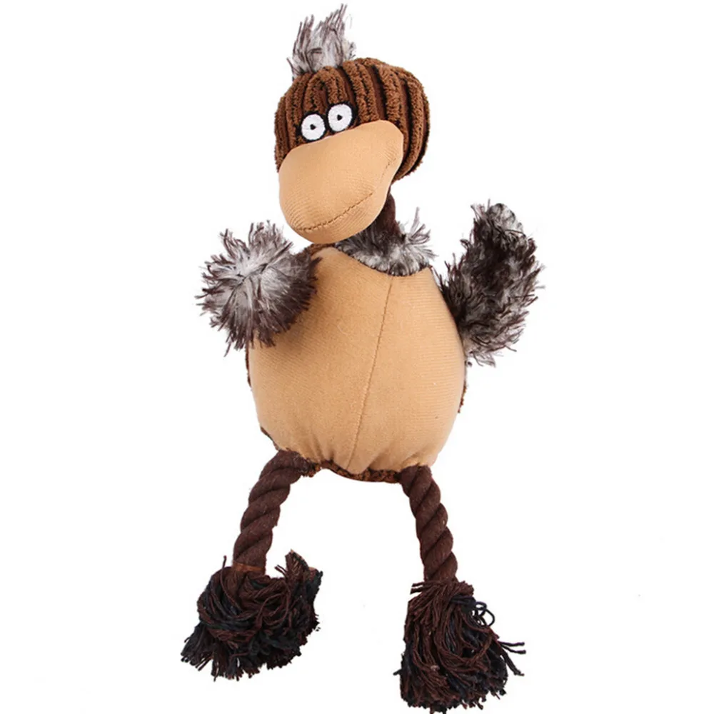 Interactive Plush dog cat toys squeak Lovely Pet toy Dog plush Animals Toys for Children Kids Gif hot z0510#G30