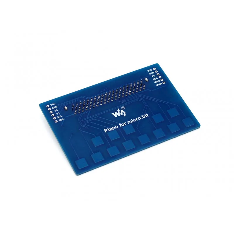 Mini Pianoforte Modulo per micro: bit Tasti a Sfioramento per Riprodurre la Musica con 4 RGB LED I2C Spilli di Controllo di interfaccia SPI GPIO Spille Plug and Play