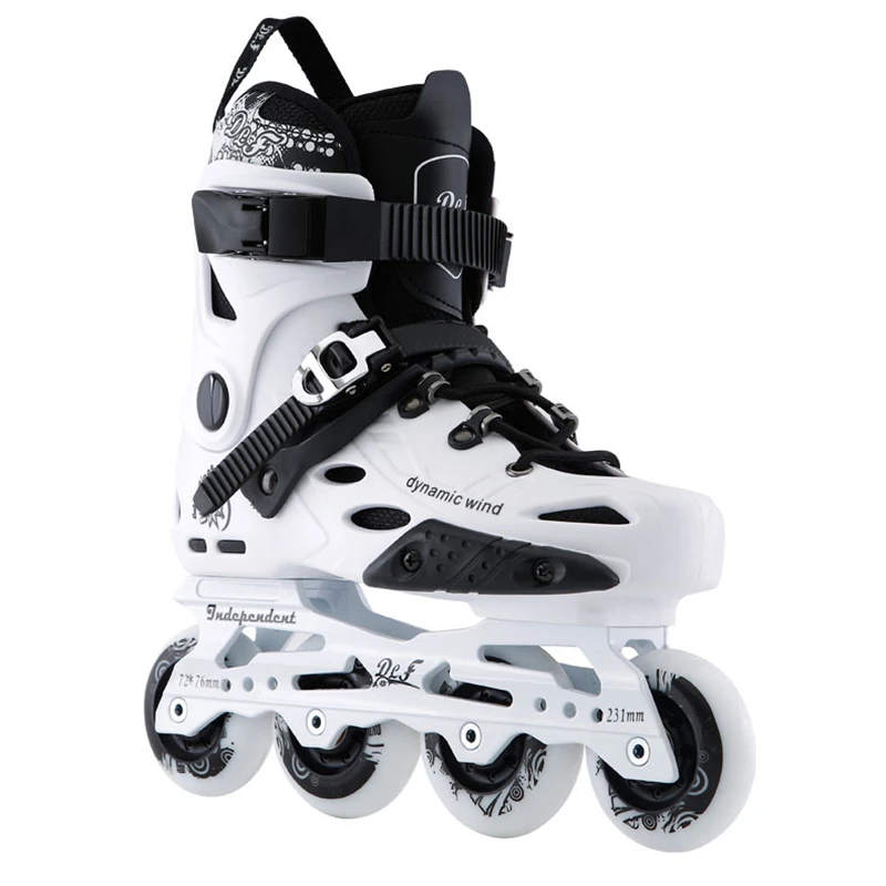 المتقدمة مضمنة الزلاجات ل سباق التعرج FSK الشريحة التزلج الطائرة 243 ملليمتر 231 ملليمتر إطار 80 ملليمتر 76 ملليمتر 72 ملليمتر 85A بو التزلج عجلة الأس...