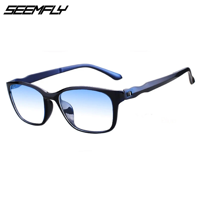 

SEEMFLY TR90 Anti Blue Light Reading Glasses Men Anti-fatigue Square Presbyopic Eyeglasses Women Ultralight Hyperopia Eyewear