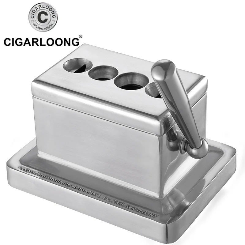 

Cigar Cutter Krupp Stainless Steel 4 Hole Cigar Cutter V Cylinder Scissors Luxury Cigar Scissors CC-622