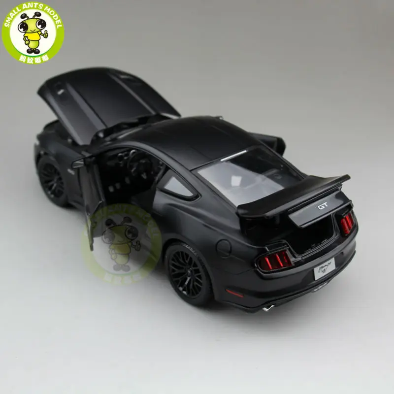 1:18 Ford Mustang GT 5,0 литая модель автомобиля для подарков коллекция хобби матовый черный maisto