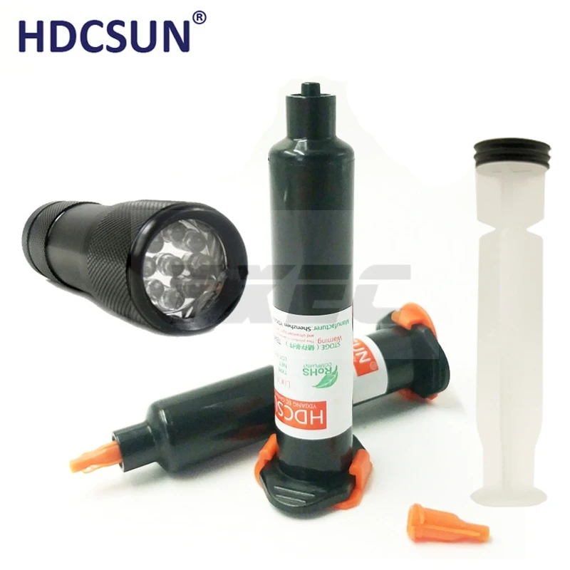 

high quality tp2500 uv glue UV Glue LOCA Liquid Optical Clear Adhesive + 9 LED UV Flashlight UV Curing Adhesive for lcd repair