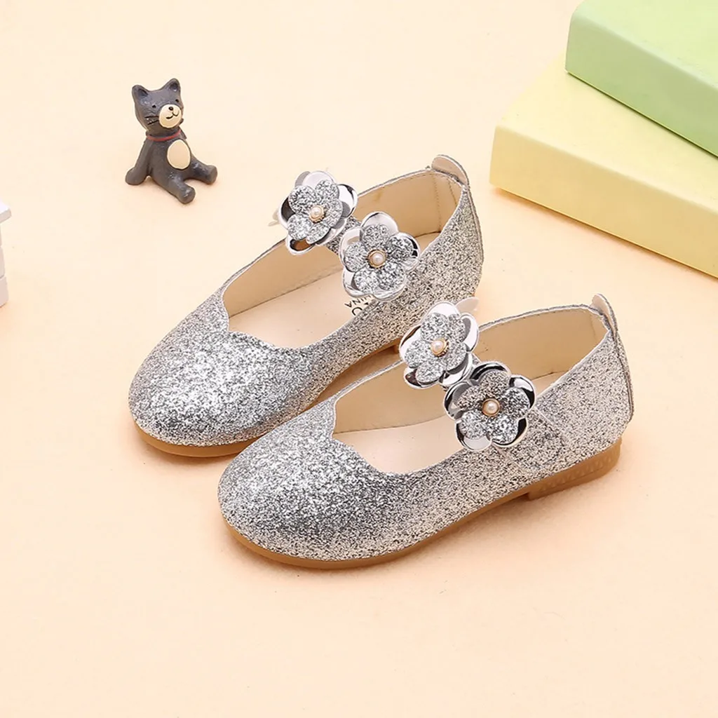 LONSANT/Обувь для маленьких девочек; модная детская обувь принцессы с блестками и бантом для маленьких девочек