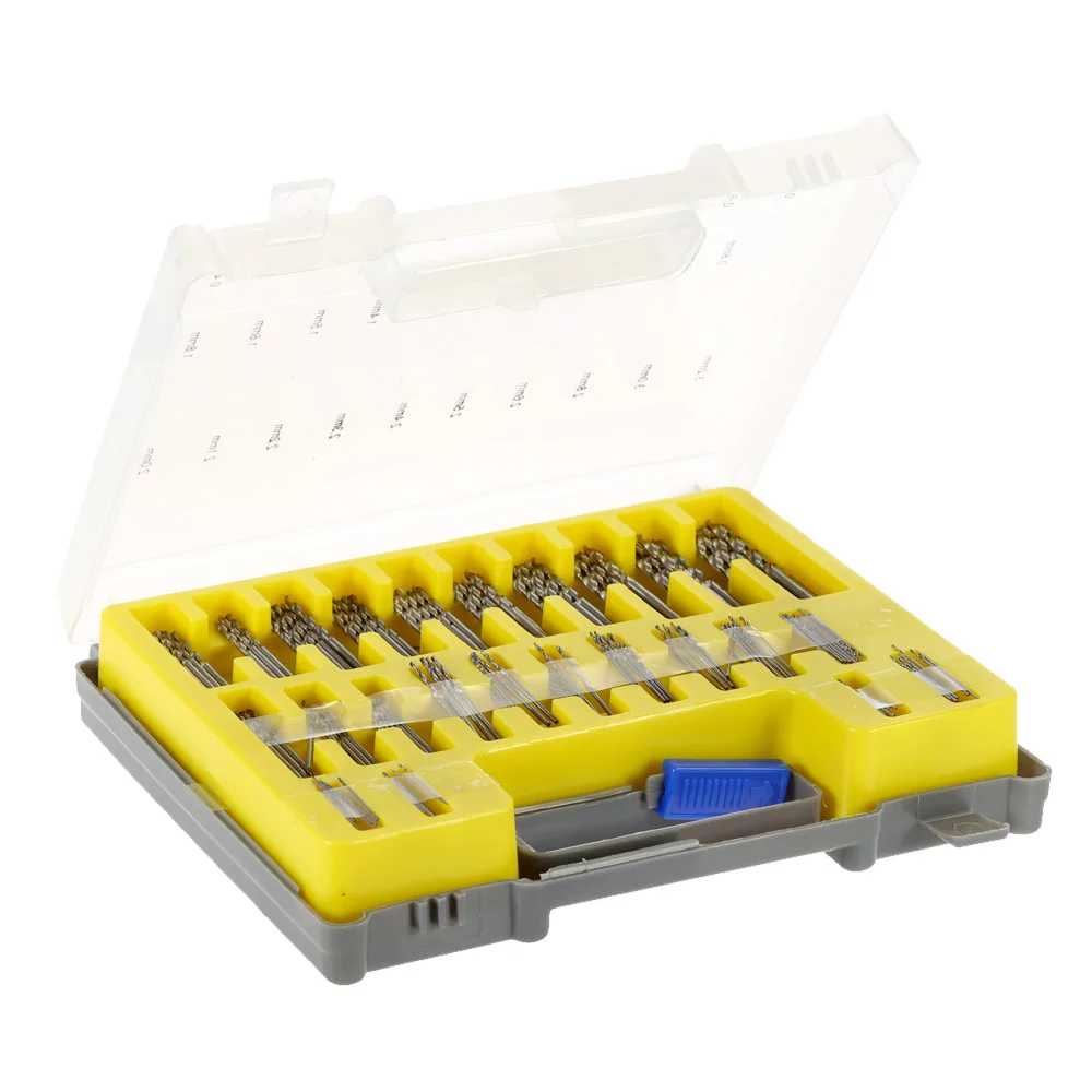 150pcs/set Mini Tools HSS Twist Drill Set High Speed Steel Ferramentas Saw Bits Set with Storage Case Metric System 0.4-3.2mm 150pcs/set Mini Tools HSS Twist Drill Set High Speed Steel Ferramentas Saw Bits Set with Storage Case Metric System 0.4-3.2mm