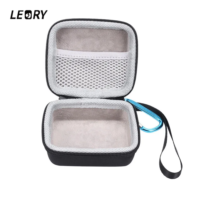 

LEORY Portable Hard EVA Pouch Bag for JBL GO2 Mini bluetooth Speaker + Charger Cables with Hanging Hook Accessory