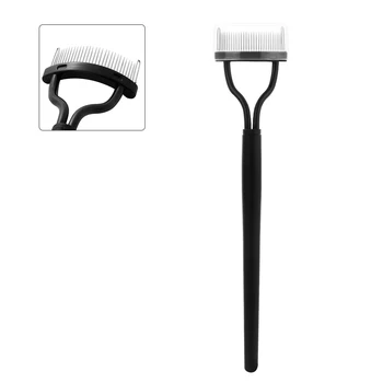 

1 Pcs Pro Women's Eyelash Comb Lash Separator Lift Curl Metal Brush Beauty Makeup Tool Hot Sale Eyelash Separator