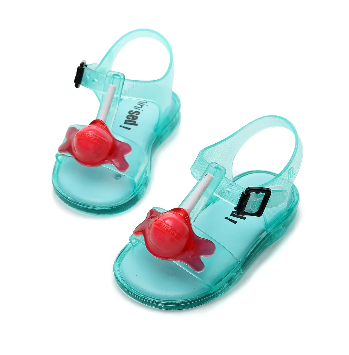Детские Мини-сандалии, брендовые Новые палочки с девочками, прозрачная обувь, детские ПВХ сандалии, детская пляжная обувь, нескользящая обувь для малышей