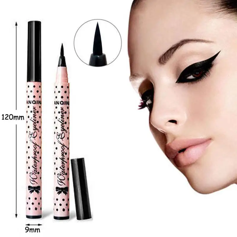 

New Smooth Waterproof Liquid Eye Liner Eyeliner Pen Make up Cosmetic Black Magic Maquiagens Rimel Colossal Delineador Black